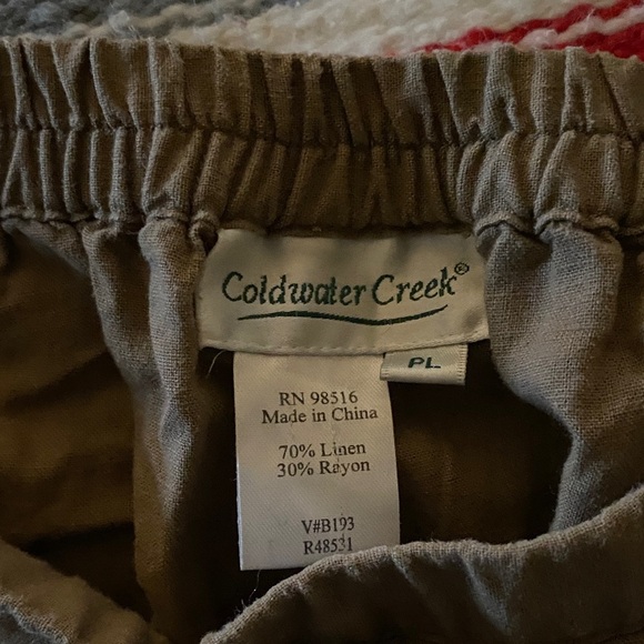 5 for $30 Coldwater Creek 70% Linen Pant - Picture 2 of 2